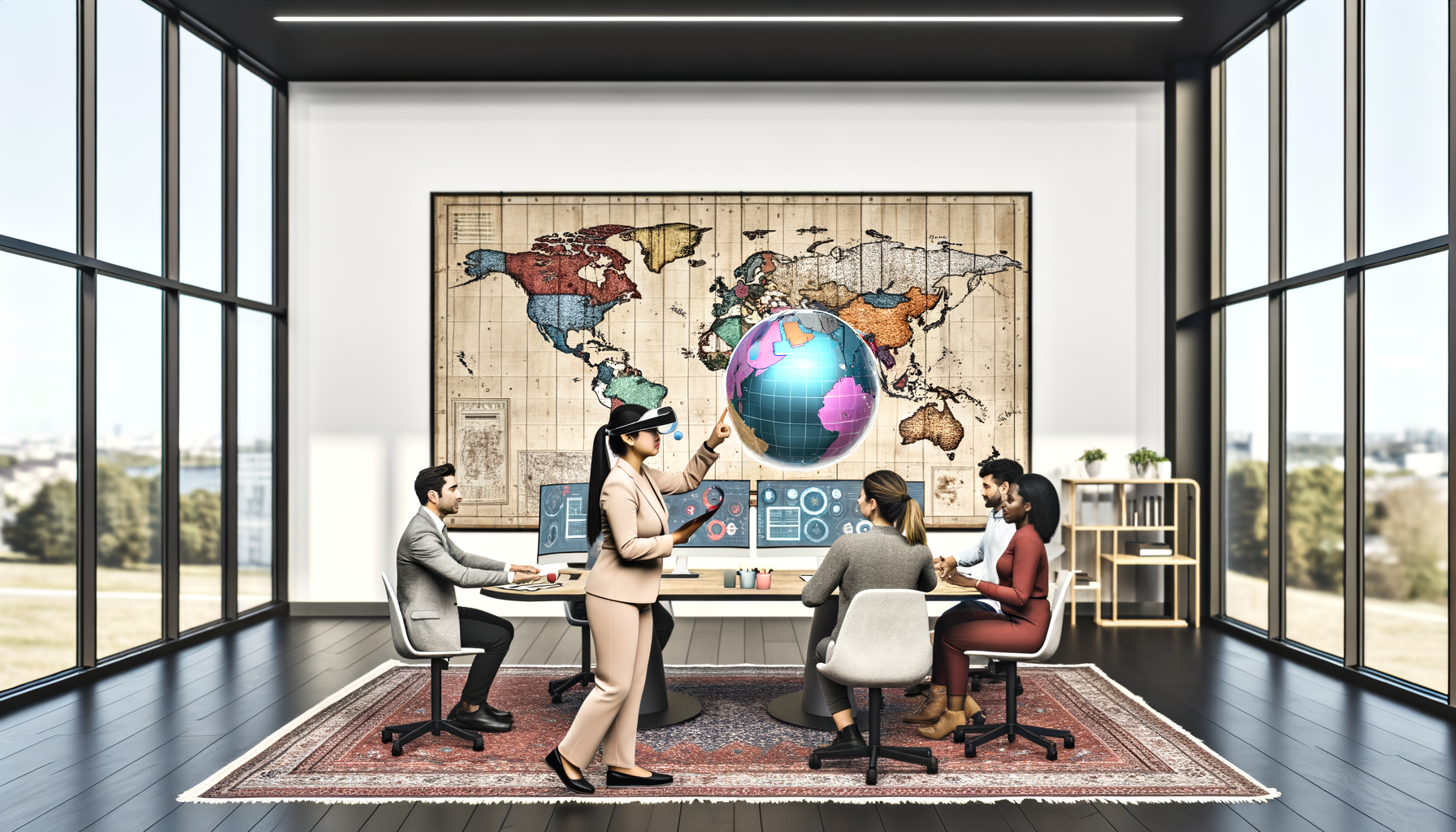 Innovative Uses for Maps in Business Offices