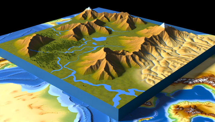 How Elevation Is Depicted on Raised Relief Maps