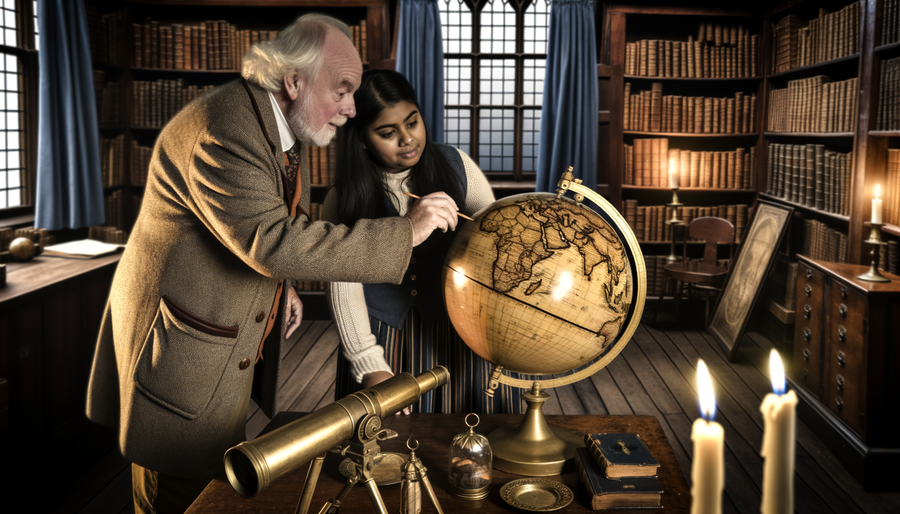 The Romance of Old World Globes