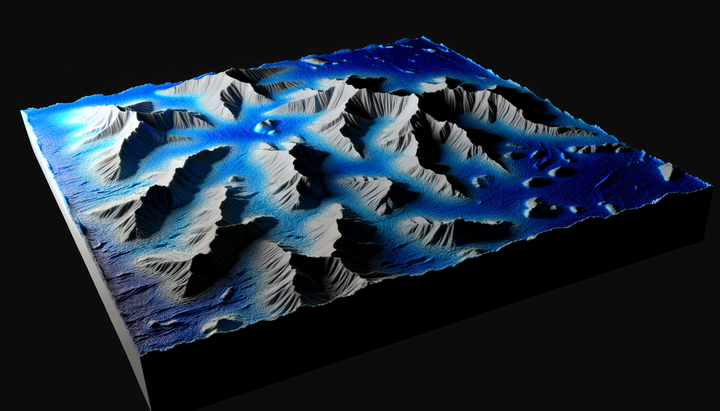 Mapping the Ocean Floor: Raised Relief for Marine Geography