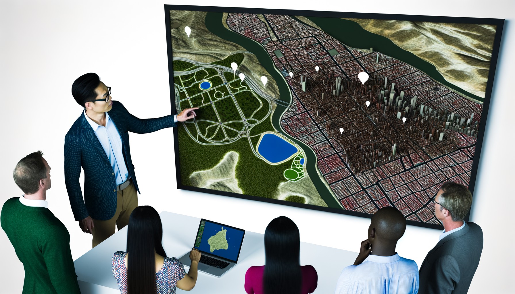 Benefits of Raised Relief Maps for Urban Planners