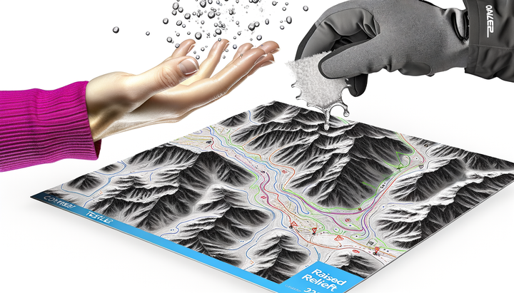 Durability of TESTPLAY Raised Relief Ski Maps