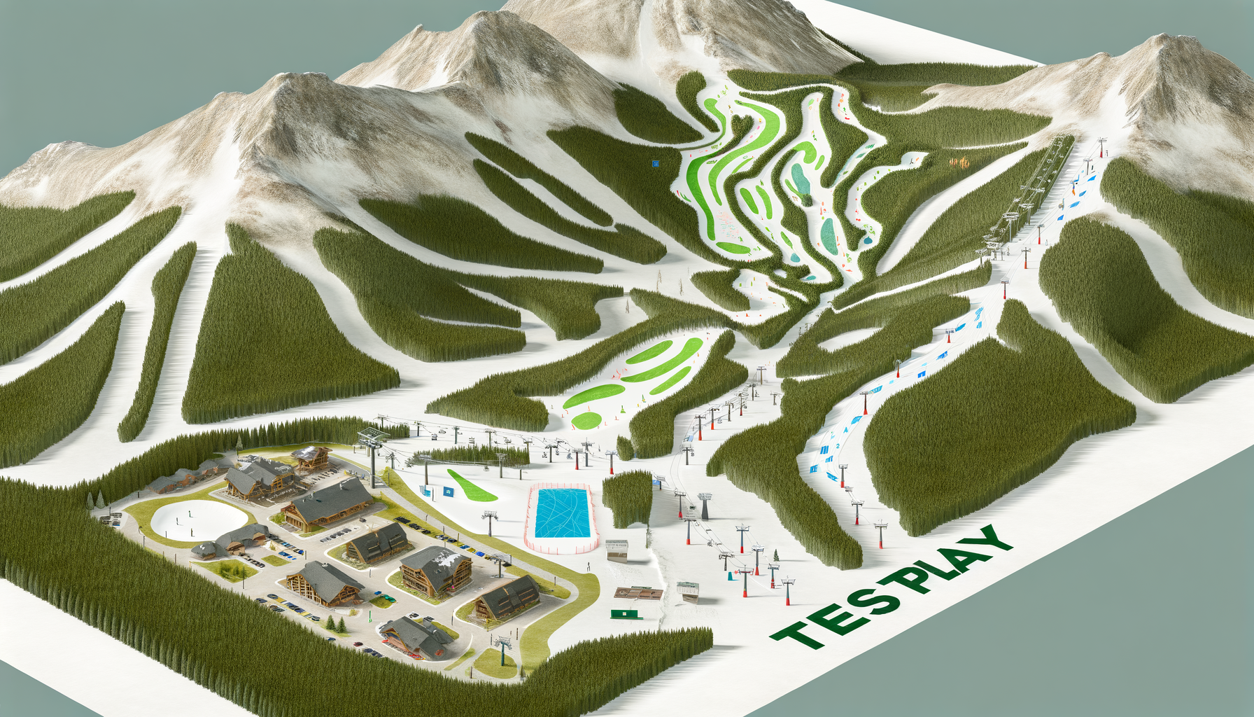 Start Your Ski Resort Map Collection with TESTPLAY