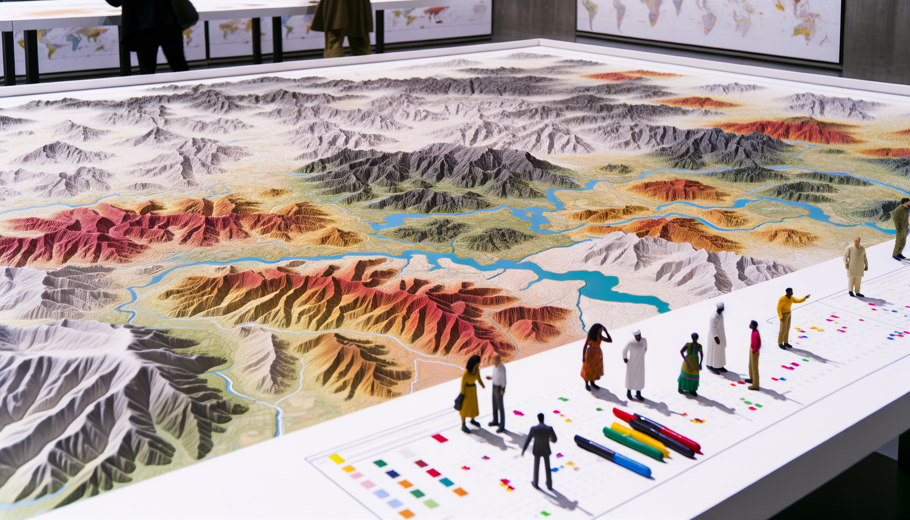 Using Raised Relief Maps to Understand Population Density