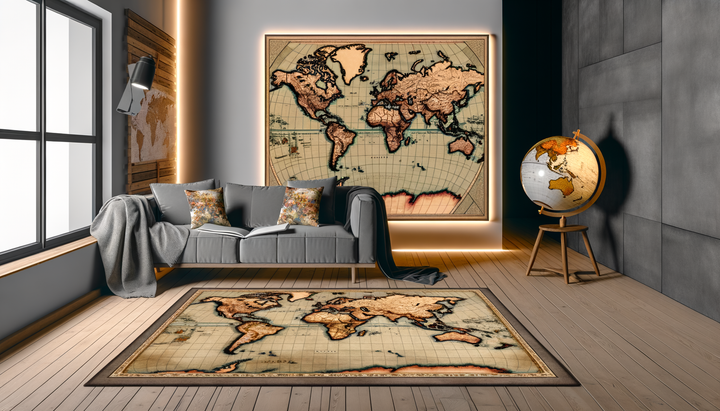 How to Integrate Maps into Your Home Decor