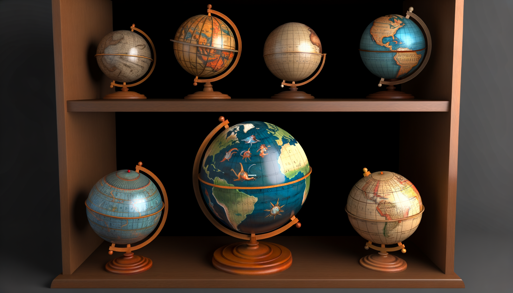Finding Globes with Historical Cartography