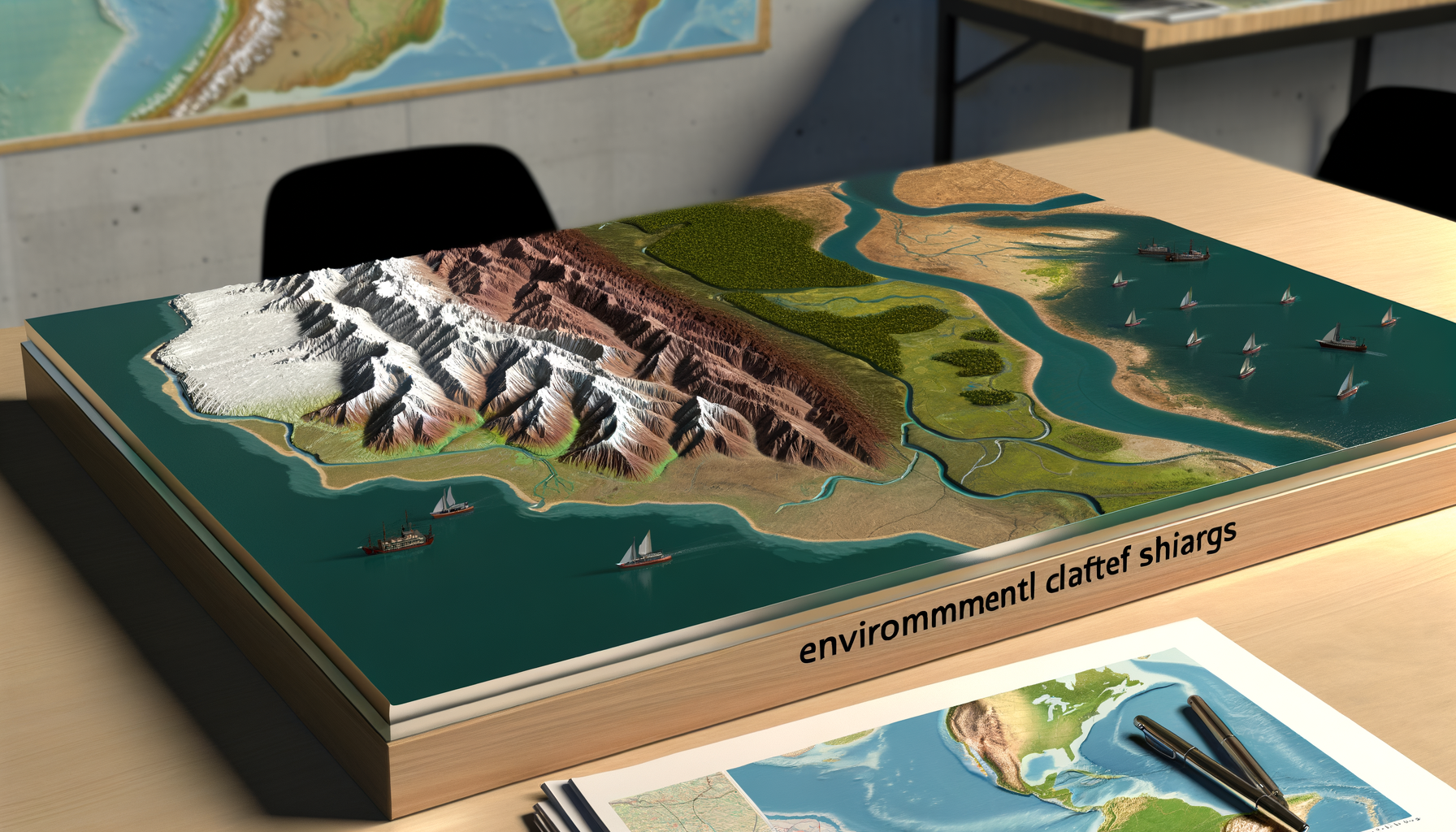 The Environmental Story Told by Raised Relief Maps
