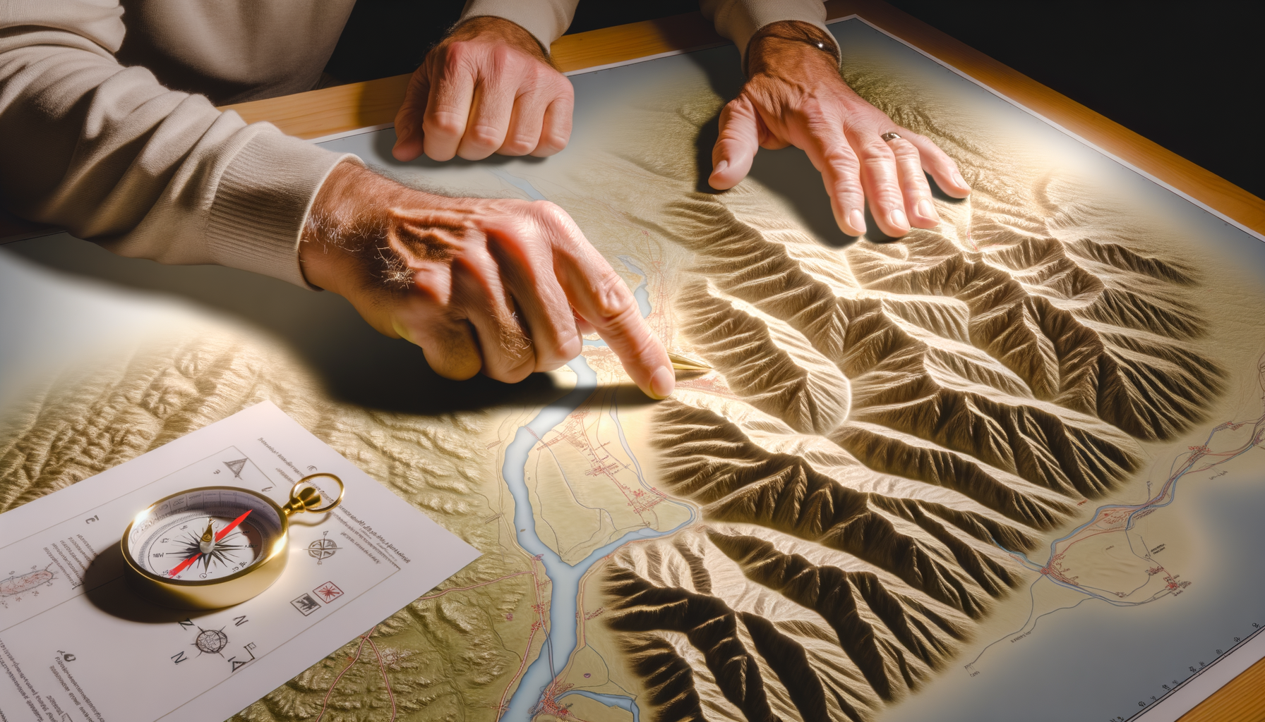 How to Read a Raised Relief Map Like a Pro