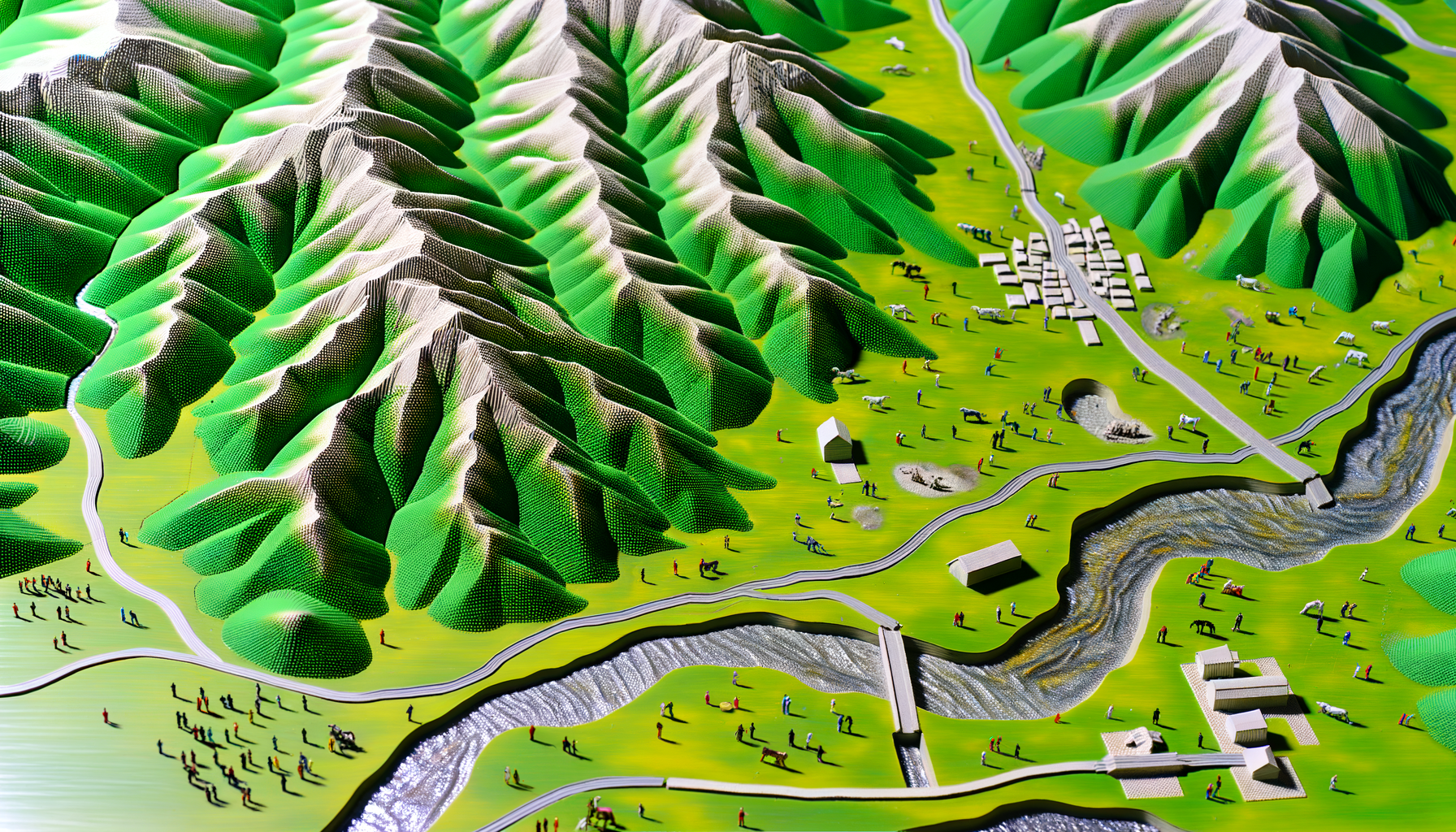Maps in Art: Creative Uses for Raised Relief Maps