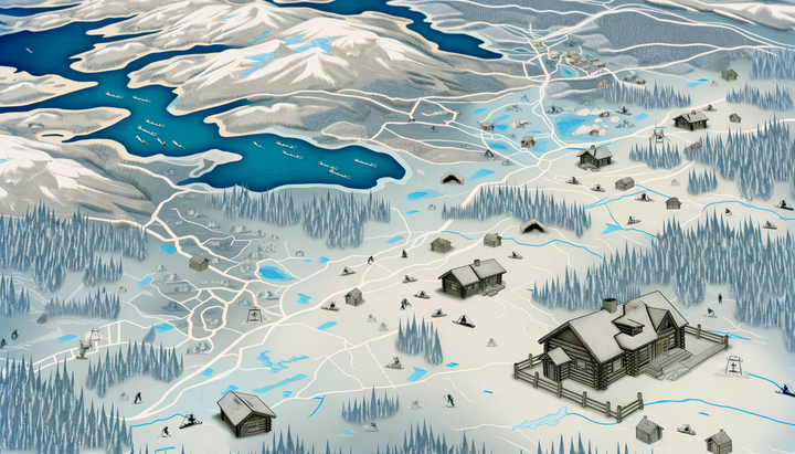 TESTPLAY Maps: Perfect Decor for Ski Lodges & Mountain Homes