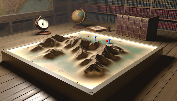 Exploring Topography: How Raised Relief Maps Show the Lay of the Land