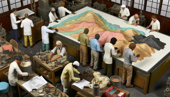 The Intricate Process of Manufacturing Raised Relief Maps