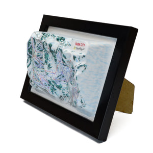 TestPlayNA 3D ski resort map of Park City showing vast terrain, runs, and lifts