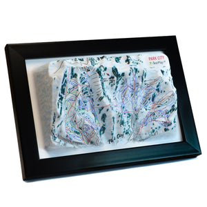 TestPlayNA 3D ski resort map of Park City showing vast terrain, runs, and lifts