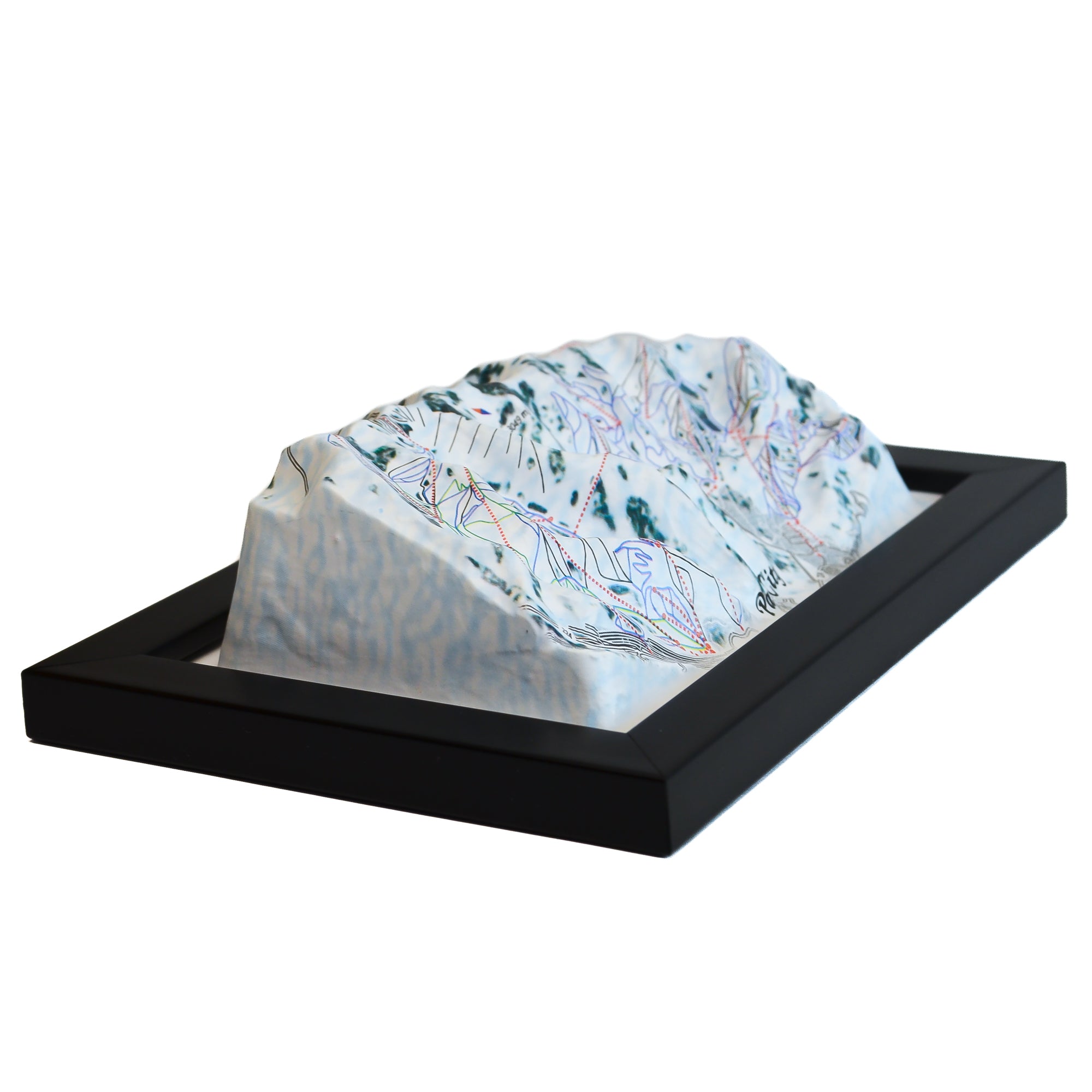 TestPlayNA 3D ski resort map of Park City showing vast terrain, runs, and lifts