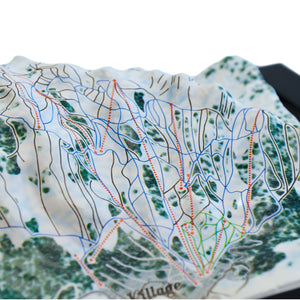 TestPlayNA 3D ski resort map of Jackson Hole, Tetons showing steep terrain, runs, and lifts
