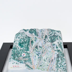 TestPlayNA 3D ski resort map of Vail, Rocky Mountains showing terrain, runs, and back bowls