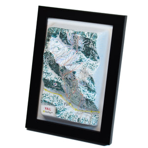 TestPlayNA 3D ski resort map of Vail, Rocky Mountains showing terrain, runs, and back bowls