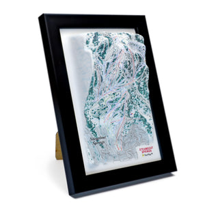 TestPlayNA 3D ski resort map of Steamboat Springs showing family-friendly terrain and lifts