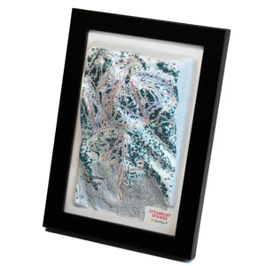 TestPlayNA 3D ski resort map of Steamboat Springs showing family-friendly terrain and lifts