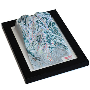 TestPlayNA 3D ski resort map of Steamboat Springs showing family-friendly terrain and lifts