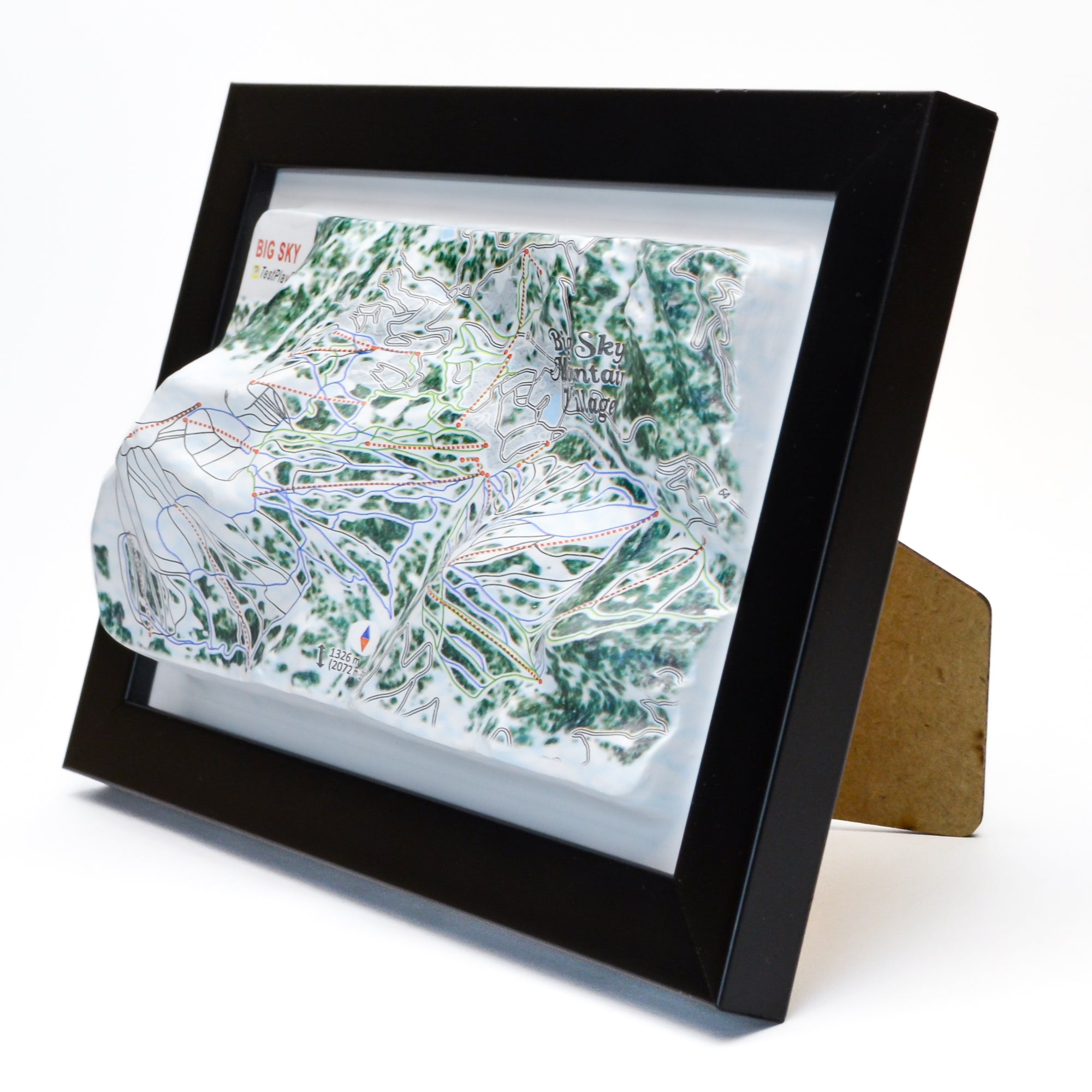 TestPlayNA 3D ski resort map of Big Sky showing vast terrain and lifts
