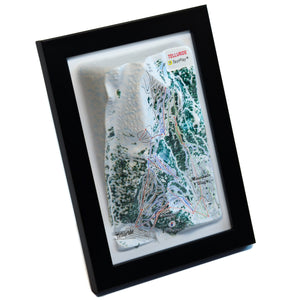 TestPlayNA 3D ski resort map of Telluride showing diverse terrain, runs, and lifts