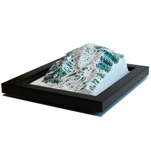 TestPlayNA 3D ski resort map of Aspen Mountain showing challenging terrain and lifts