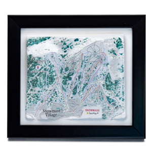 TestPlayNA 3D ski resort map of Snowmass, Aspen showing diverse terrain and lifts