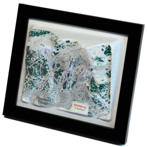 TestPlayNA 3D ski resort map of Snowmass, Aspen showing diverse terrain and lifts
