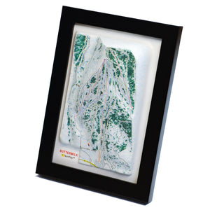 TestPlayNA 3D ski resort map of Buttermilk, Aspen showing beginner-friendly terrain and lifts