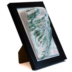 TestPlayNA 3D ski resort map of Aspen Highlands showing challenging terrain and lifts