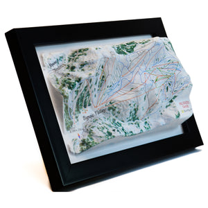 TestPlayNA 3D ski resort map of Palisades Tahoe, Lake Tahoe showing terrain, runs, and lifts