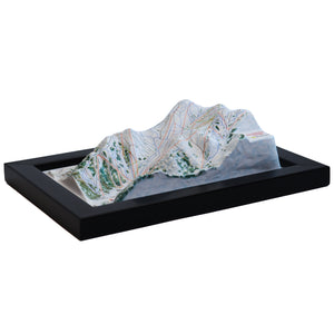 TestPlayNA 3D ski resort map of Palisades Tahoe, Lake Tahoe showing terrain, runs, and lifts