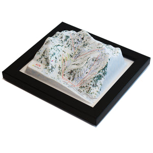 TestPlayNA 3D ski resort map of Alta showing terrain, runs, and lifts