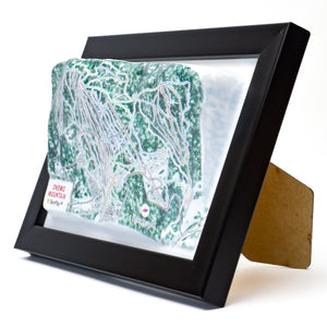 TestPlayNA 3D ski resort map of Okemo Mountain showing terrain, trails, and lifts