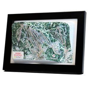 TestPlayNA 3D ski resort map of Okemo Mountain showing terrain, trails, and lifts