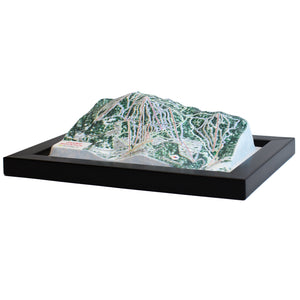 TestPlayNA 3D ski resort map of Okemo Mountain showing terrain, trails, and lifts