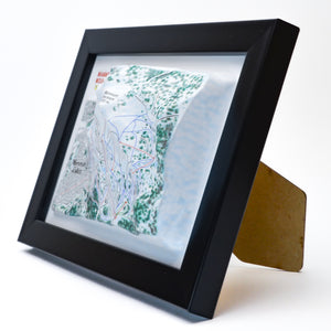 TestPlayNA 3D ski resort map of Mammoth Mountain showing mountains, terrain, and lifts