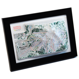 TestPlayNA 3D ski resort map of Mammoth Mountain showing mountains, terrain, and lifts