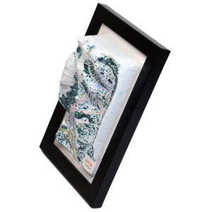 TestPlayNA 3D ski resort map of Keystone showing terrain, runs, and lifts