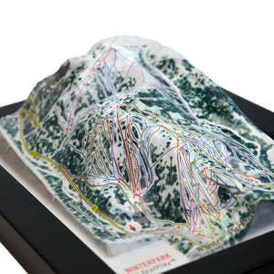 TestPlayNA 3D ski resort map of Winter Park showing varied terrain and lifts