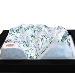 TestPlayNA 3D ski resort map of Powder Mountain showing terrain and lifts