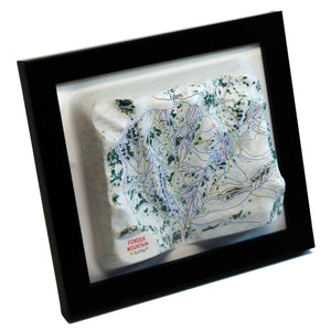 TestPlayNA 3D ski resort map of Powder Mountain showing terrain and lifts