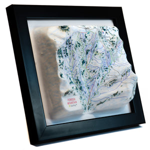 TestPlayNA 3D ski resort map of Powder Mountain showing terrain and lifts