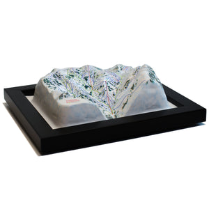 TestPlayNA 3D ski resort map of Powder Mountain showing terrain and lifts