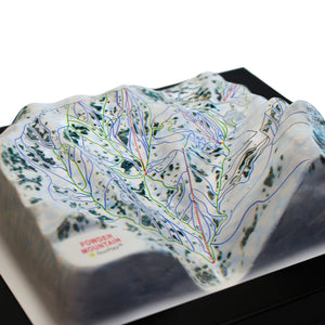 TestPlayNA 3D ski resort map of Powder Mountain showing terrain and lifts