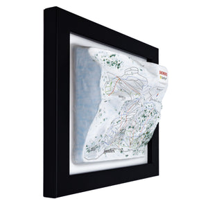 TestPlayNA 3D ski resort map of Snowbird showing mountains, terrain, and lifts