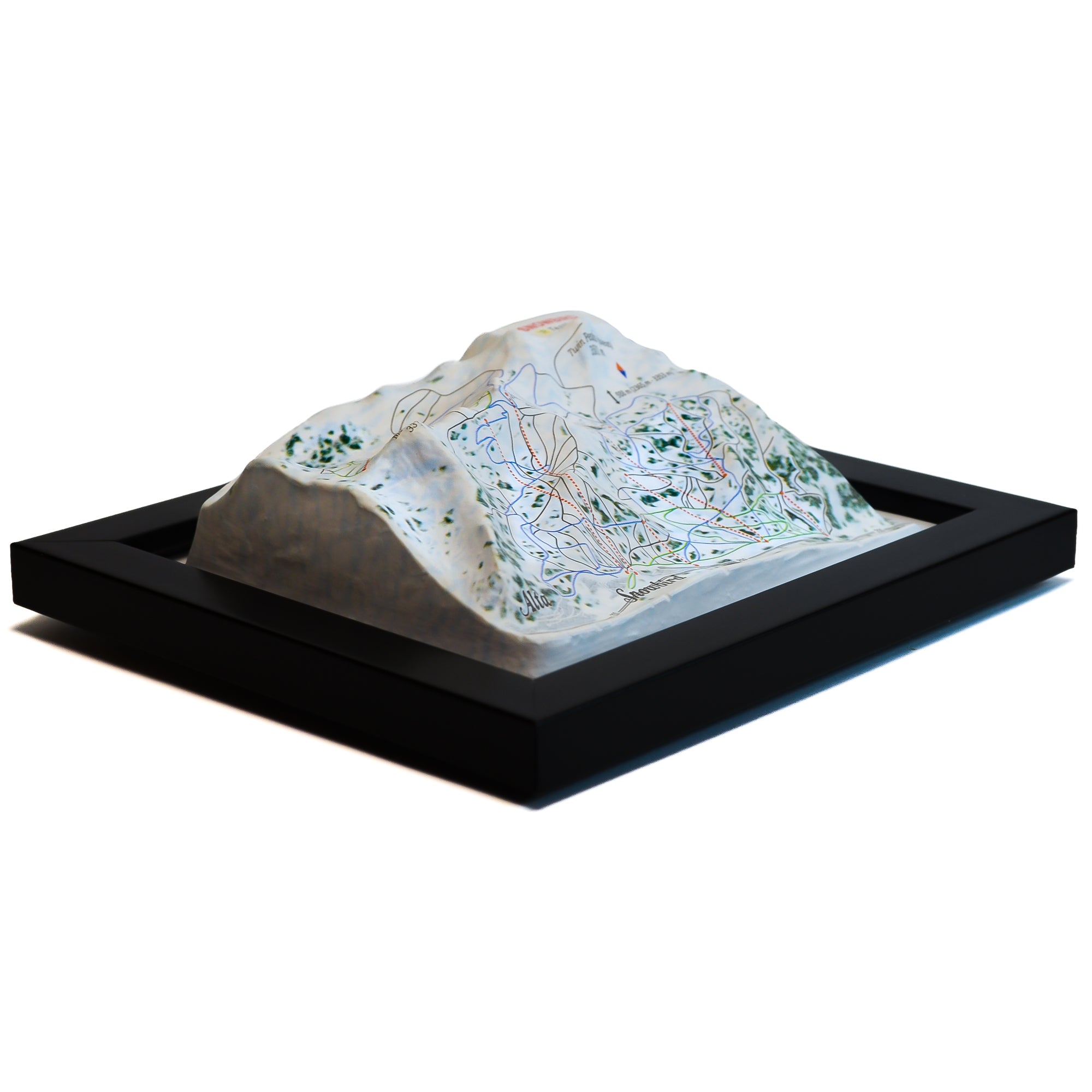TestPlayNA 3D ski resort map of Snowbird showing mountains, terrain, and lifts