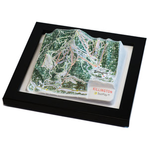 TestPlayNA 3D ski resort map of Killington showing peaks, terrain, and lifts